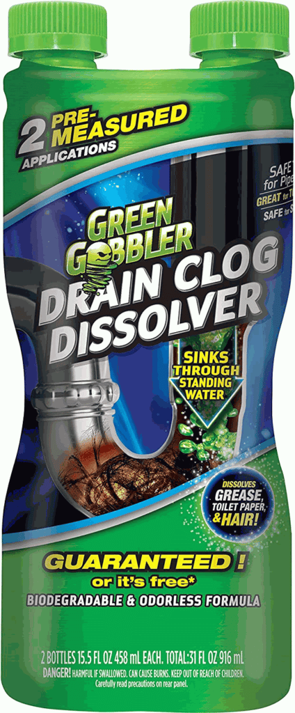 Green Gobbler Drain Bathtub Clog Dissolver