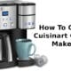 How To Clean Cuisinart Coffee Maker?