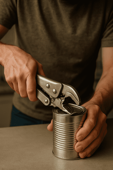 How To Open A Can Without A Can Opener