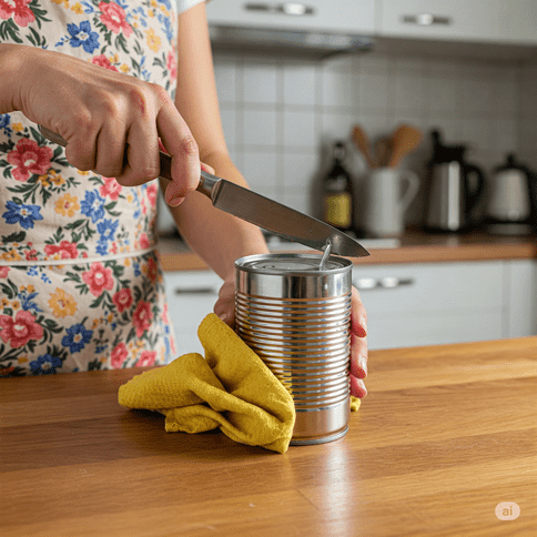 Opening a Can With a Butter Knife