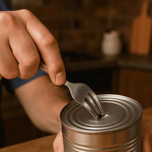 How To Open A Can Without A Can Opener