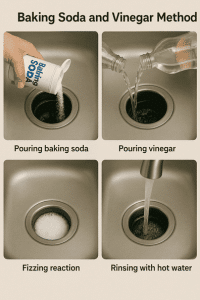Baking Soda and Vinegar Method