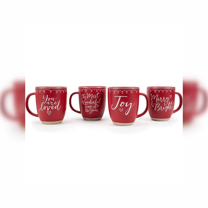 Elanze Designs Ceramic Christmas Coffee Mugs