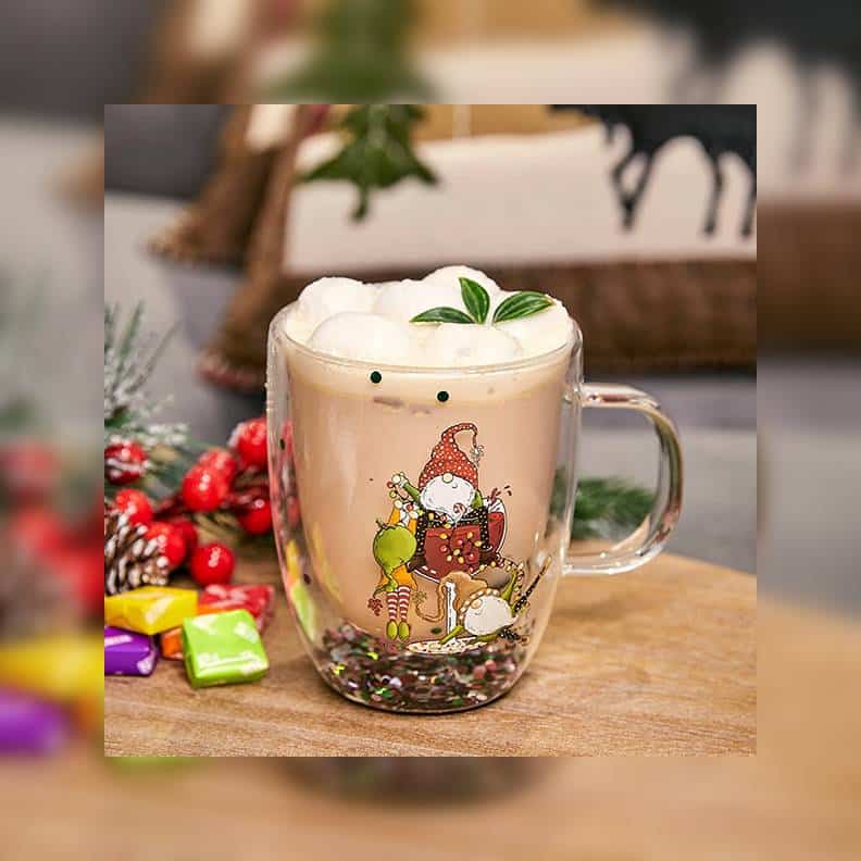 GUTE’s Funny Elf Christmas Coffee Mug Set