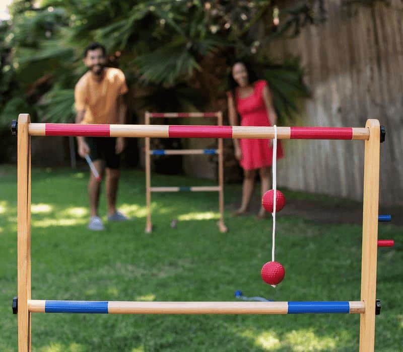 Lawn games for adults: Ladder Toss