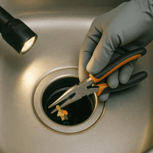how to unclog garbage disposal