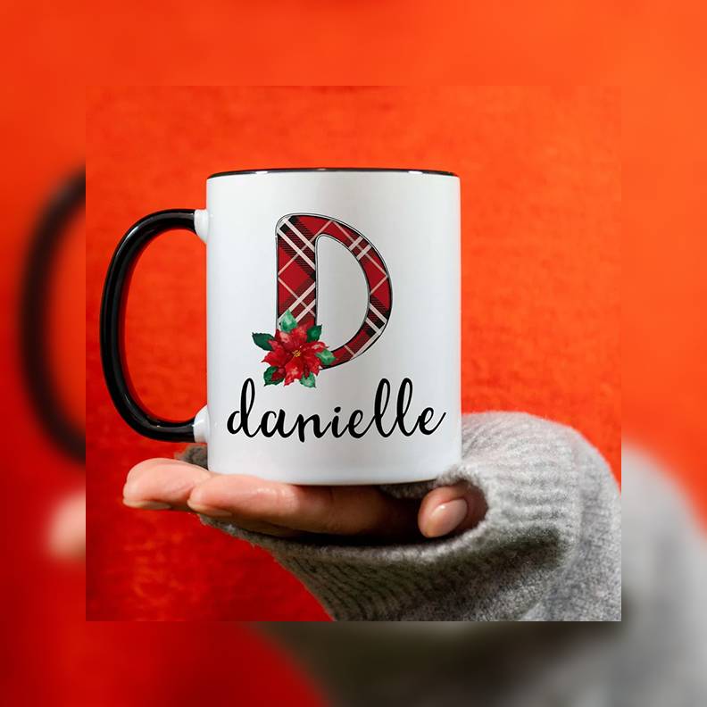 Personalized Christmas Mug By LuckyPanda