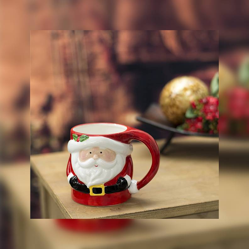 Santa Christmas Coffee Mug By Transpac Imports, Inc.