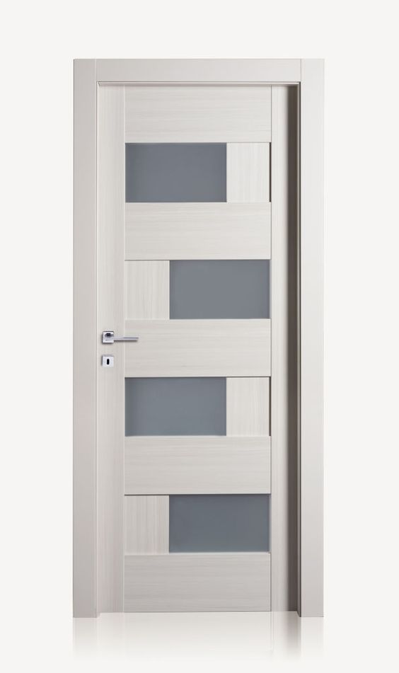 Laminated aluminium bathroom door