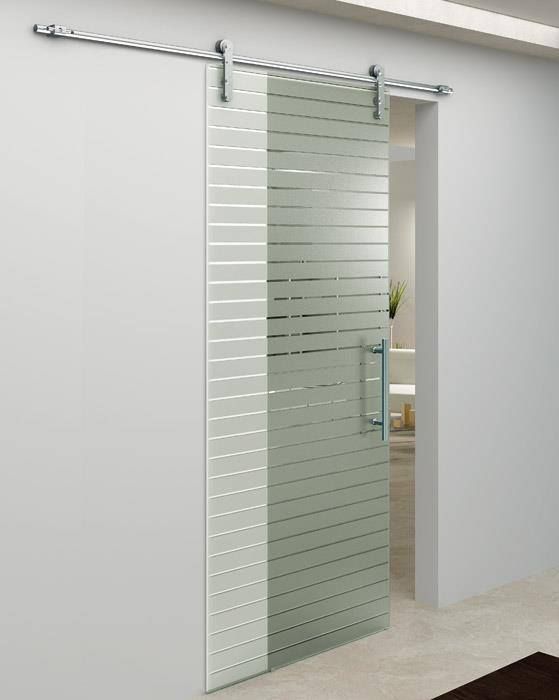 Sliding glass bathroom door designs