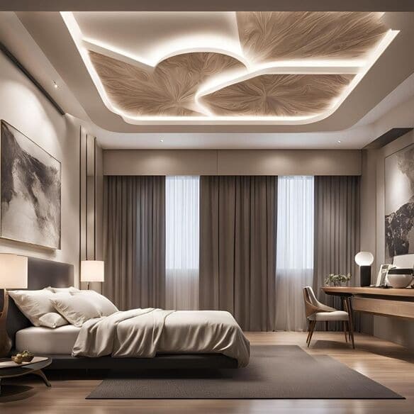 Layered Modern Bedroom