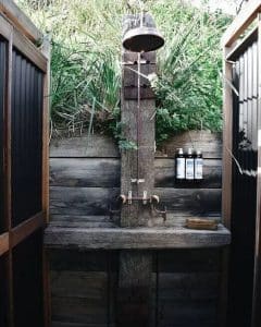 Rustic Outdoor Shower