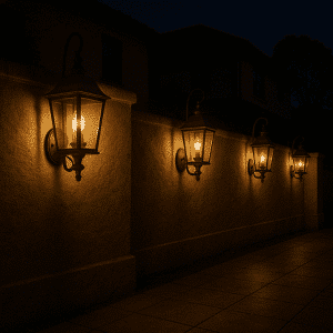 Lantern-Style Wall Lights