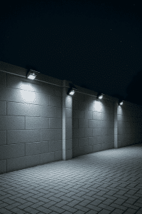 Solar-Powered Security Lights