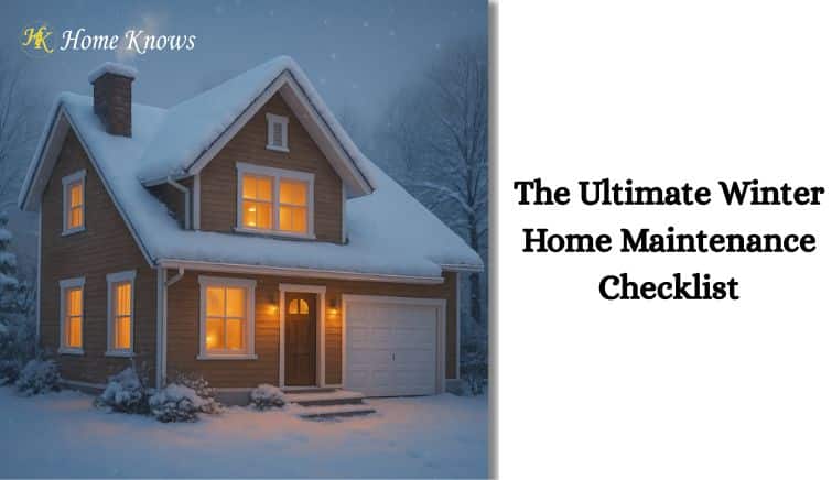 Winter Home Maintenance Checklist